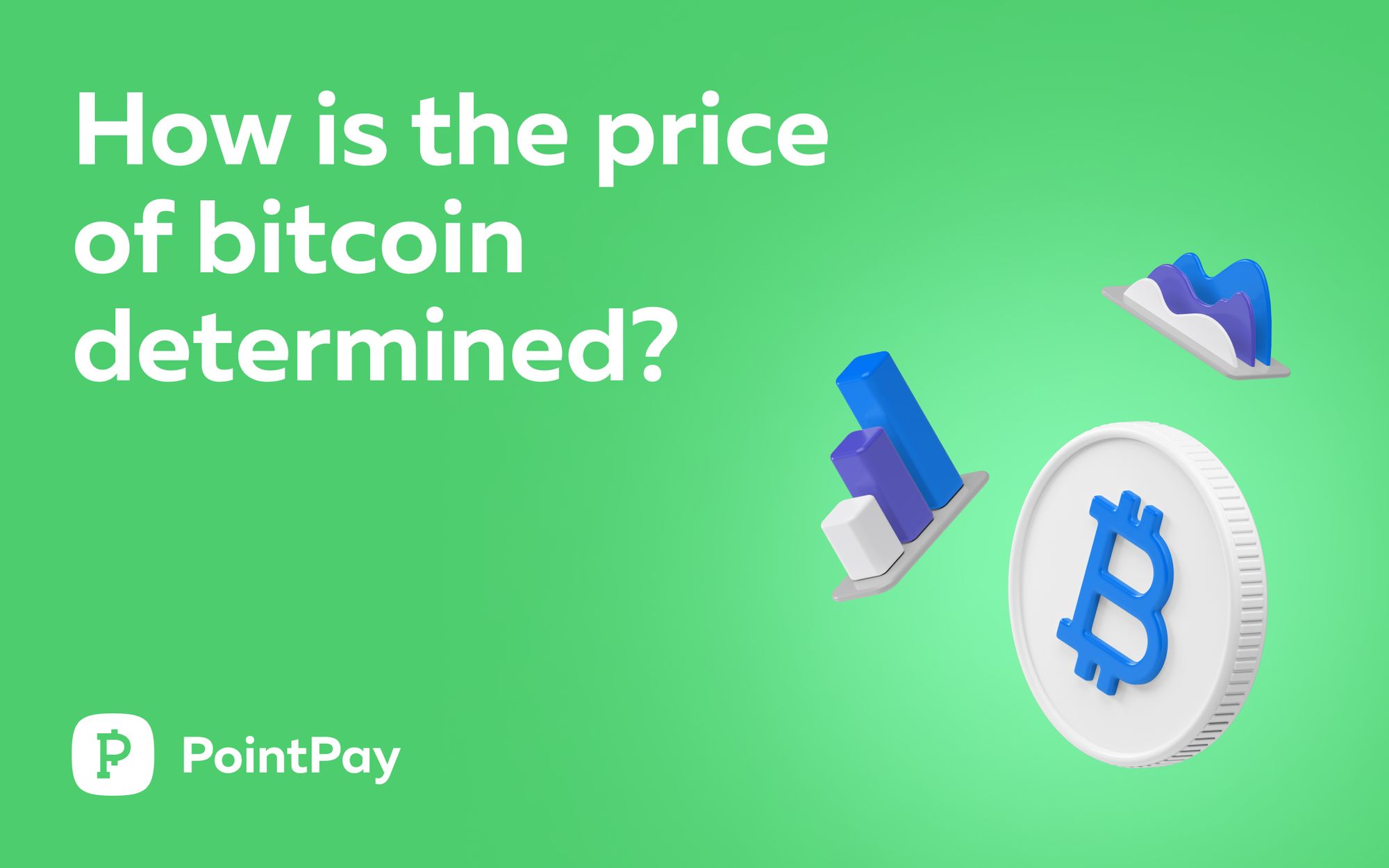 How is the price of bitcoin determined?