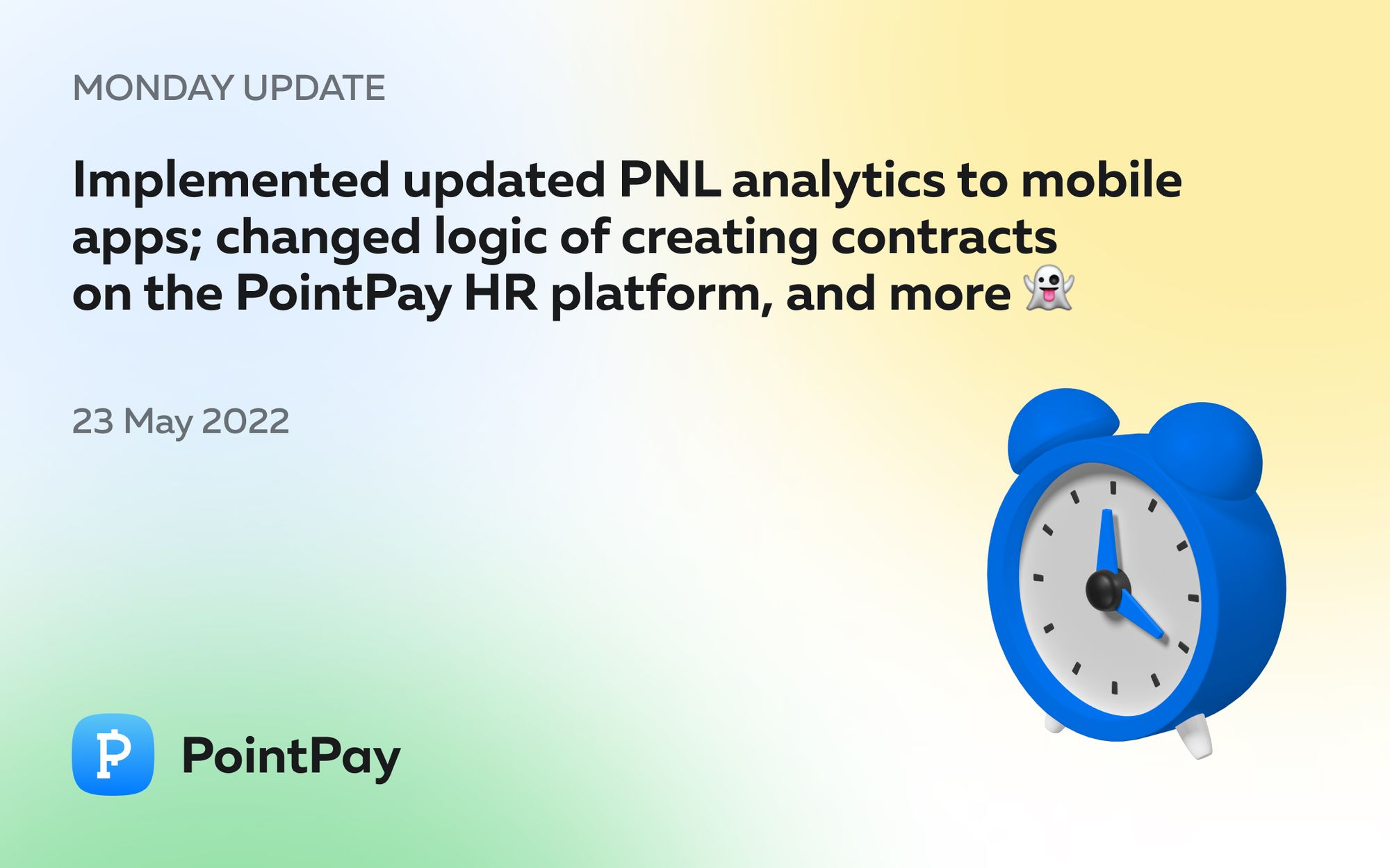 Monday update from PointPay