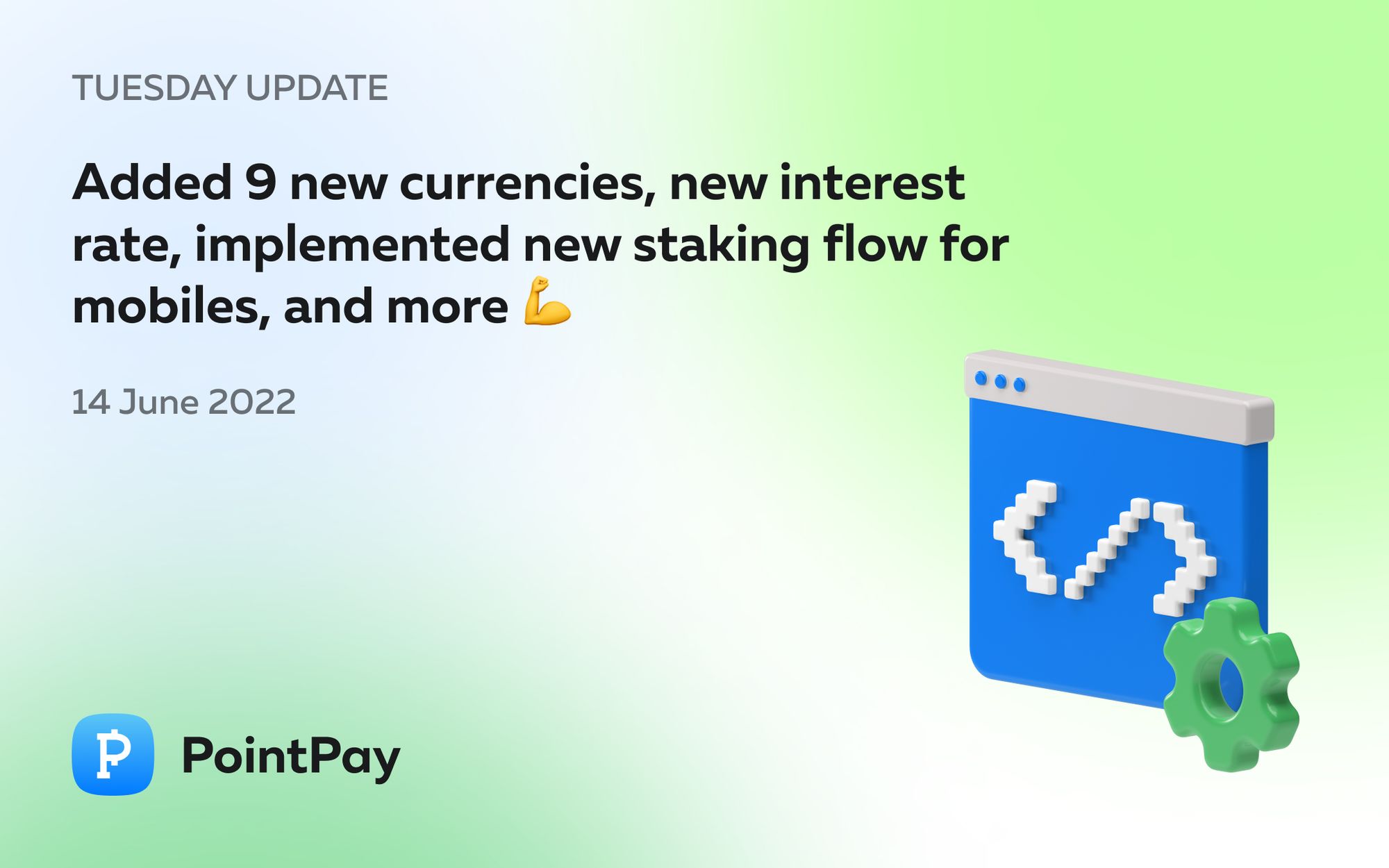 Tuesday update from PointPay