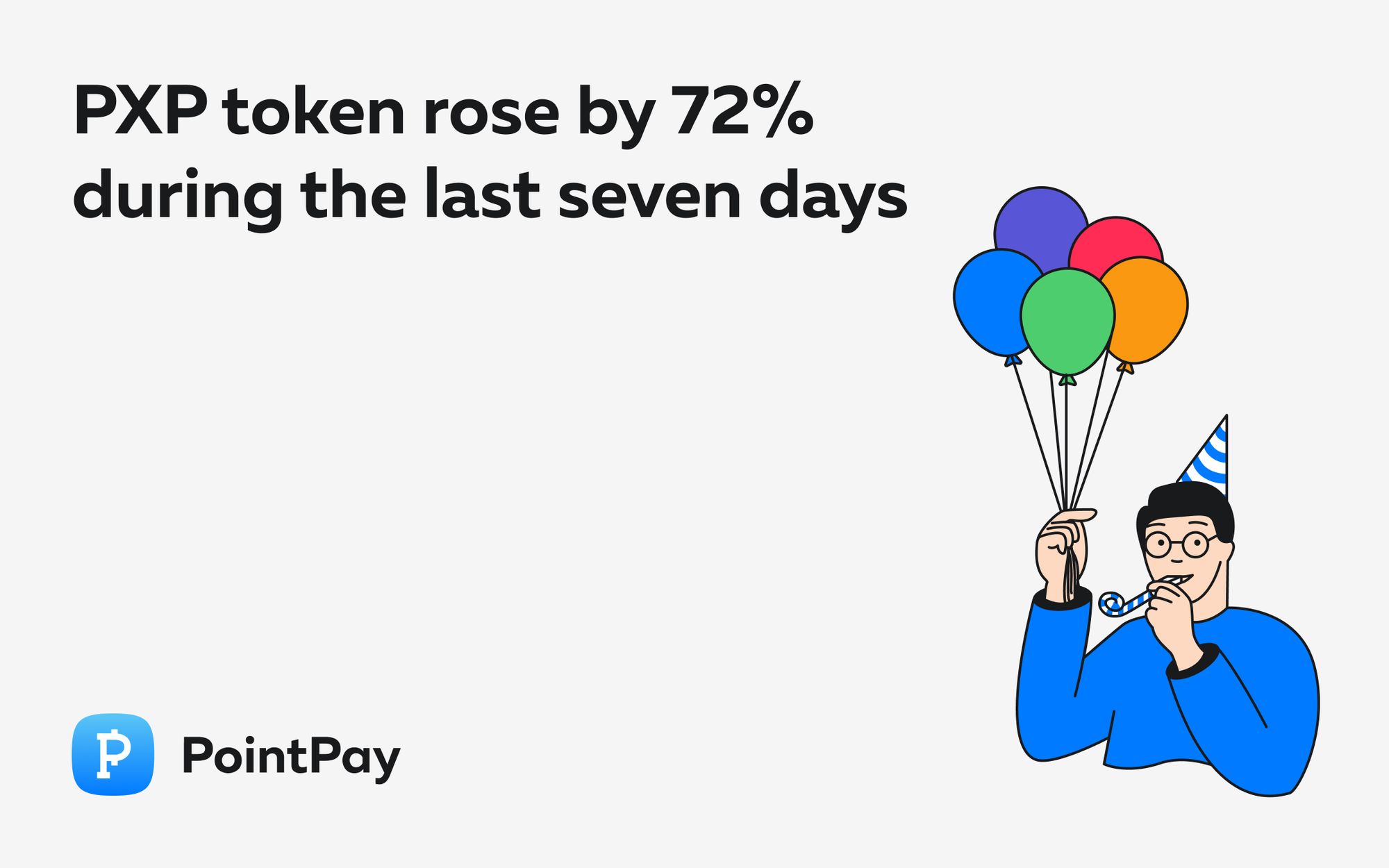 PXP token showed a remarkable growth of 72%