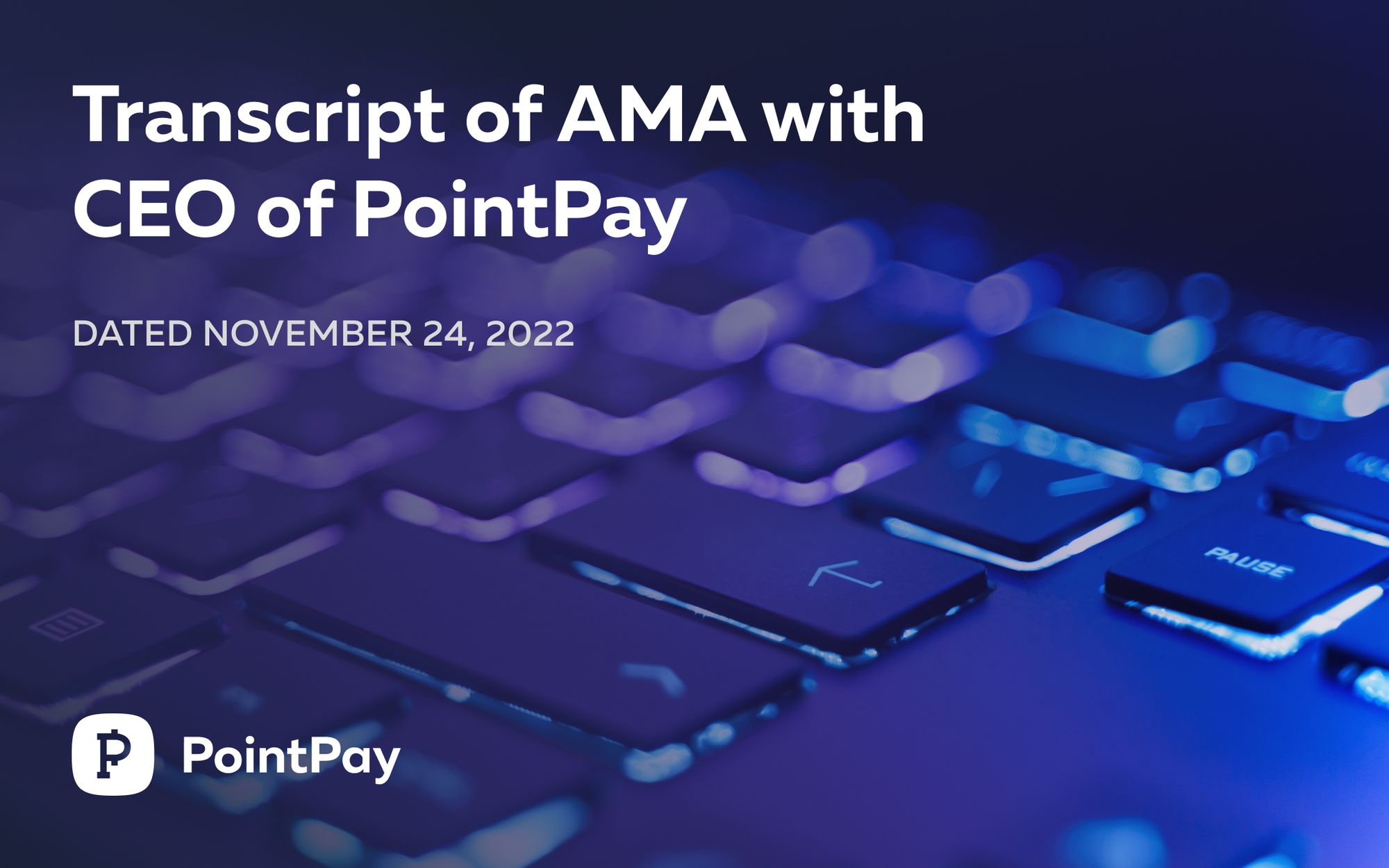 Transcript of AMA with CEO of PointPay – Vladimir (CEO) Kardapoltsev