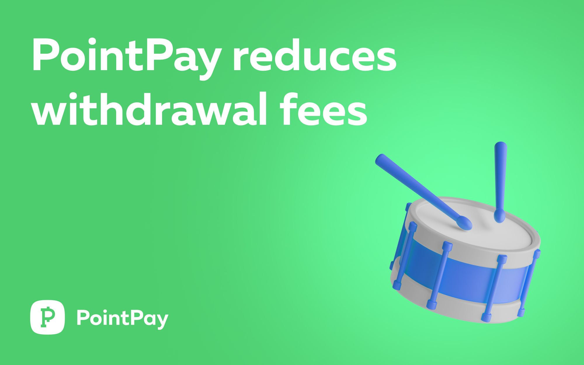 PointPay reduces withdrawal fees