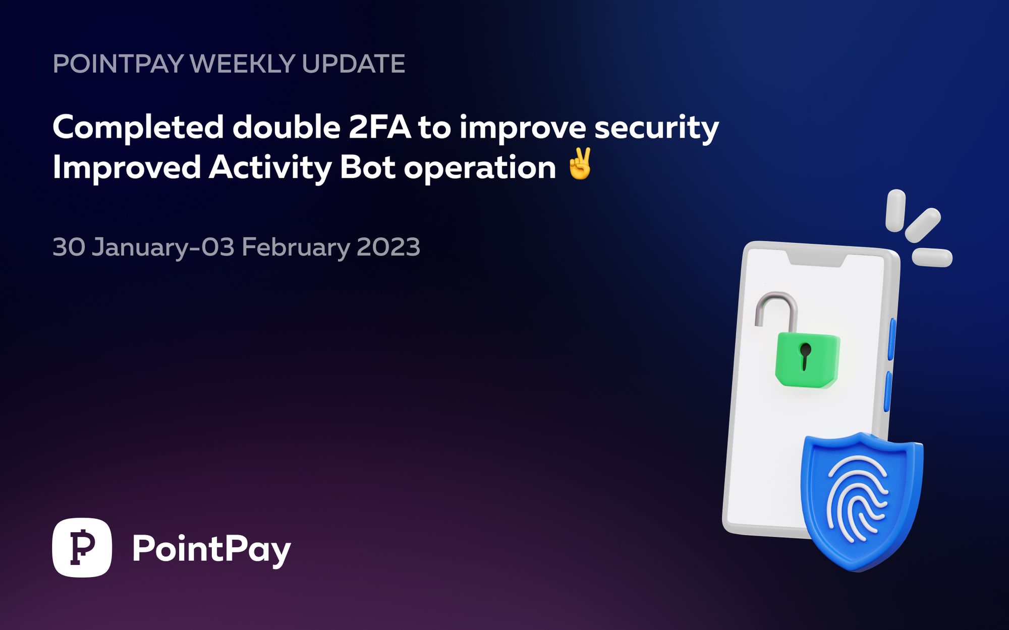 PointPay Weekly Update (30 January - 3 February 2023)