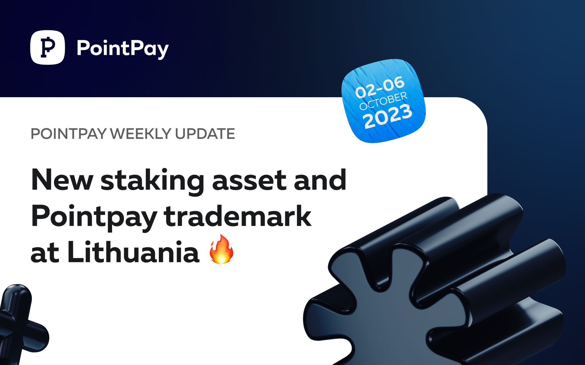 PointPay Weekly Update (2 - 6 October 2023)