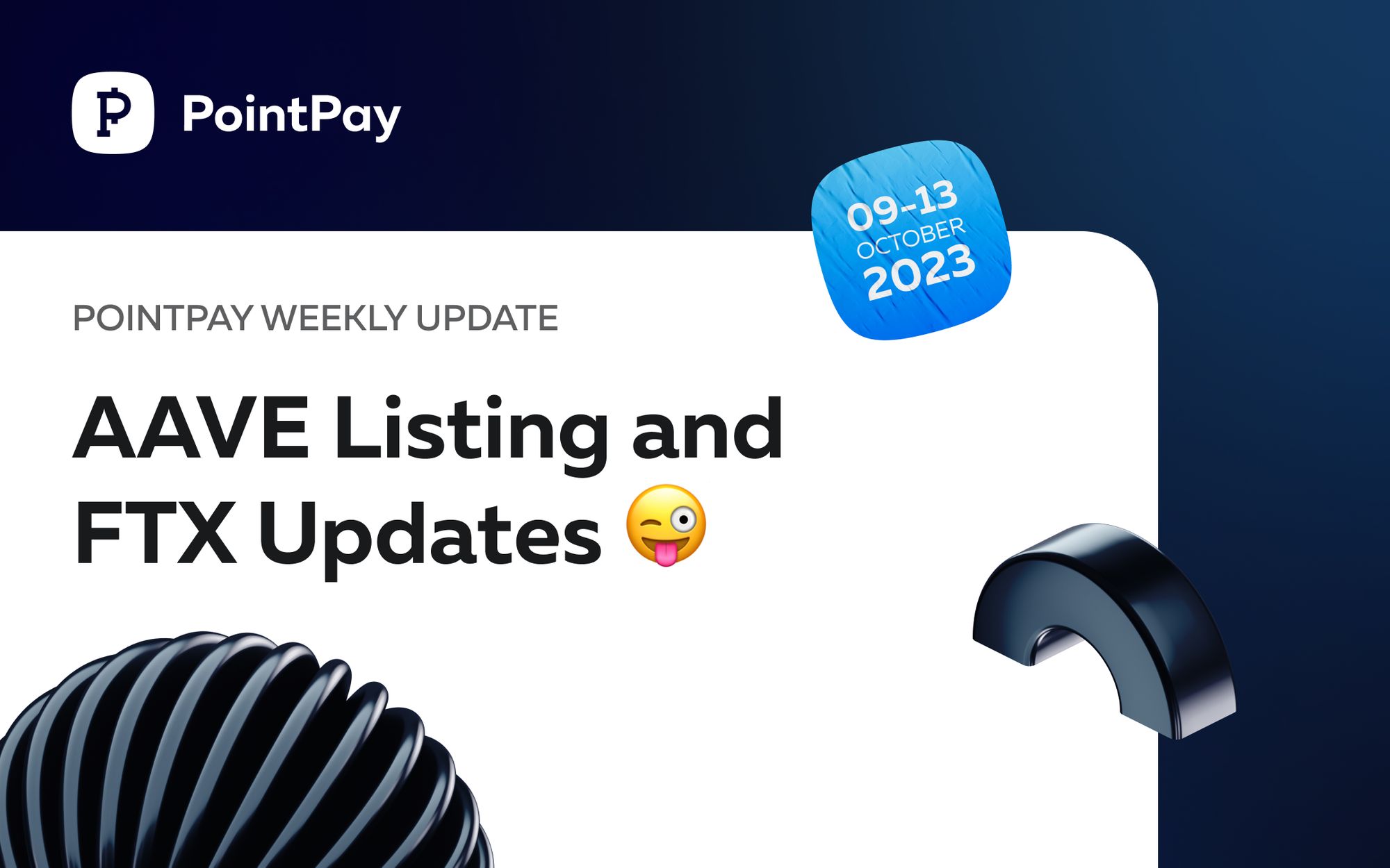 PointPay Weekly Update (9 - 13 October 2023)