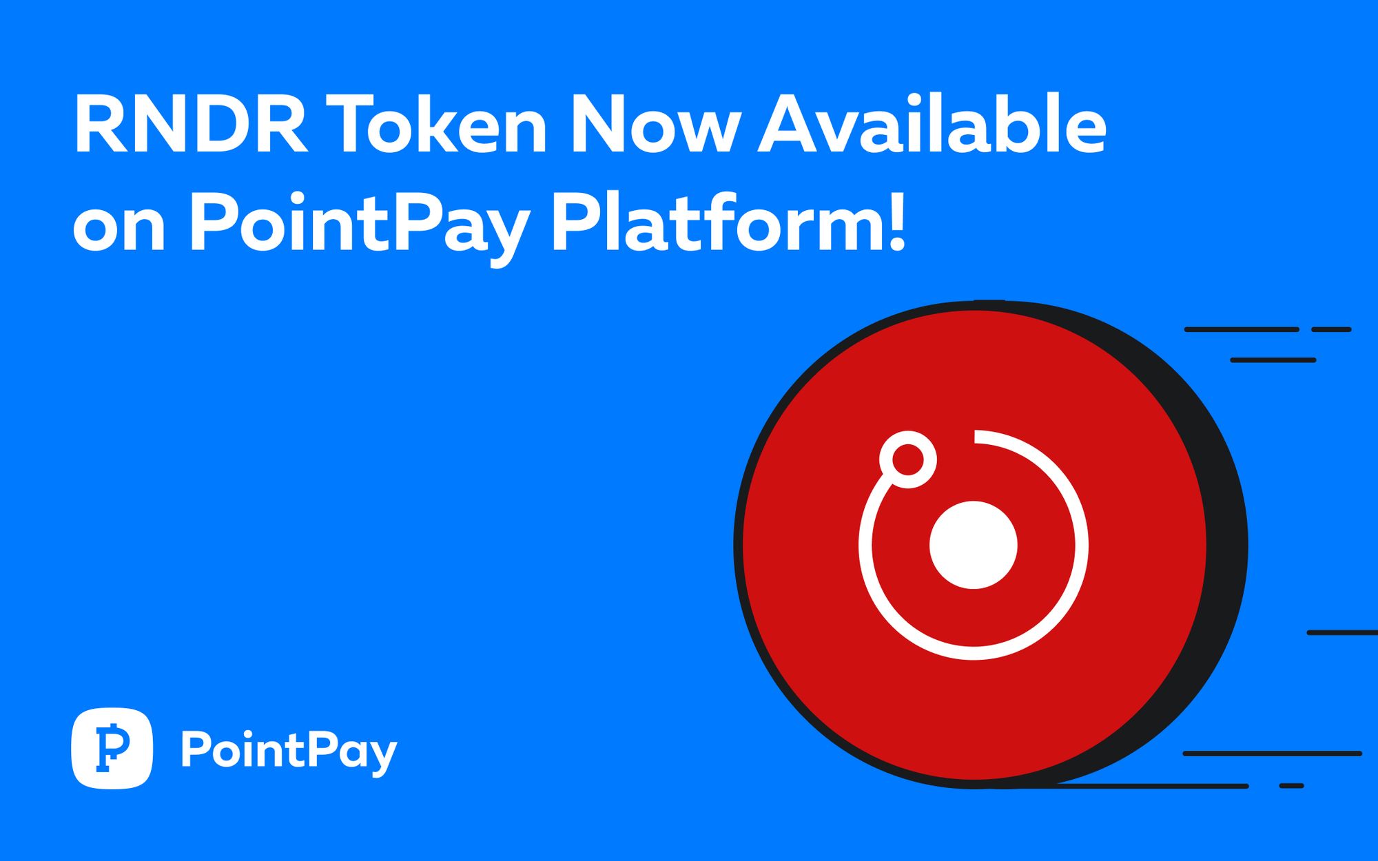RNDR Token Now Available on PointPay Platform!