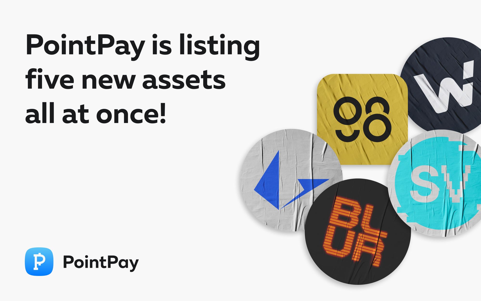 Five new crypto land at PointPay!