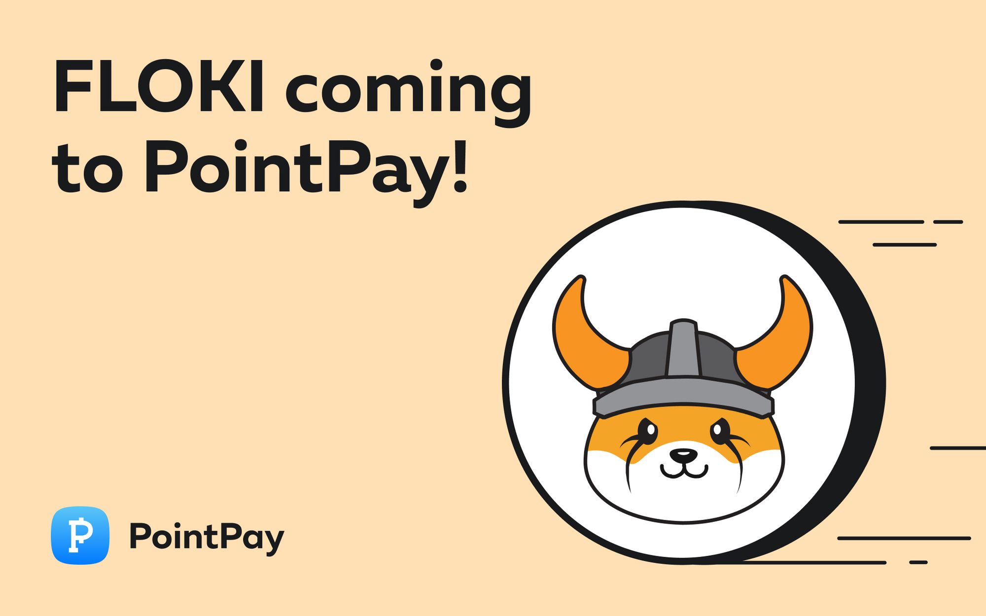 PointPay is listing the FLOKI token