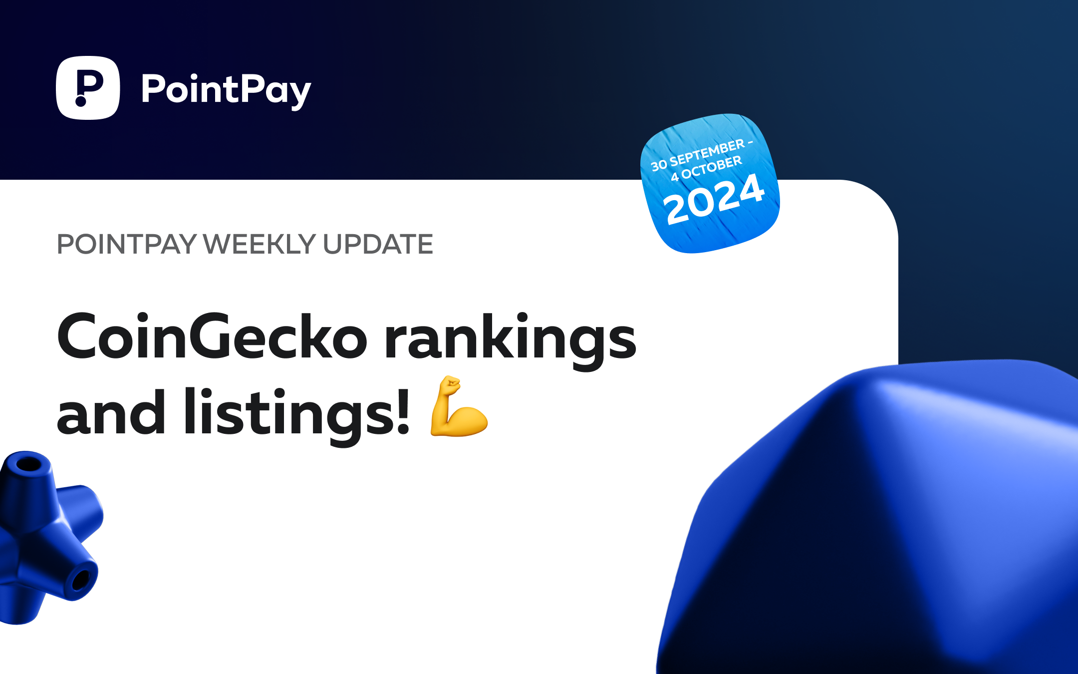 PointPay Weekly Update (30 September - 4 October)