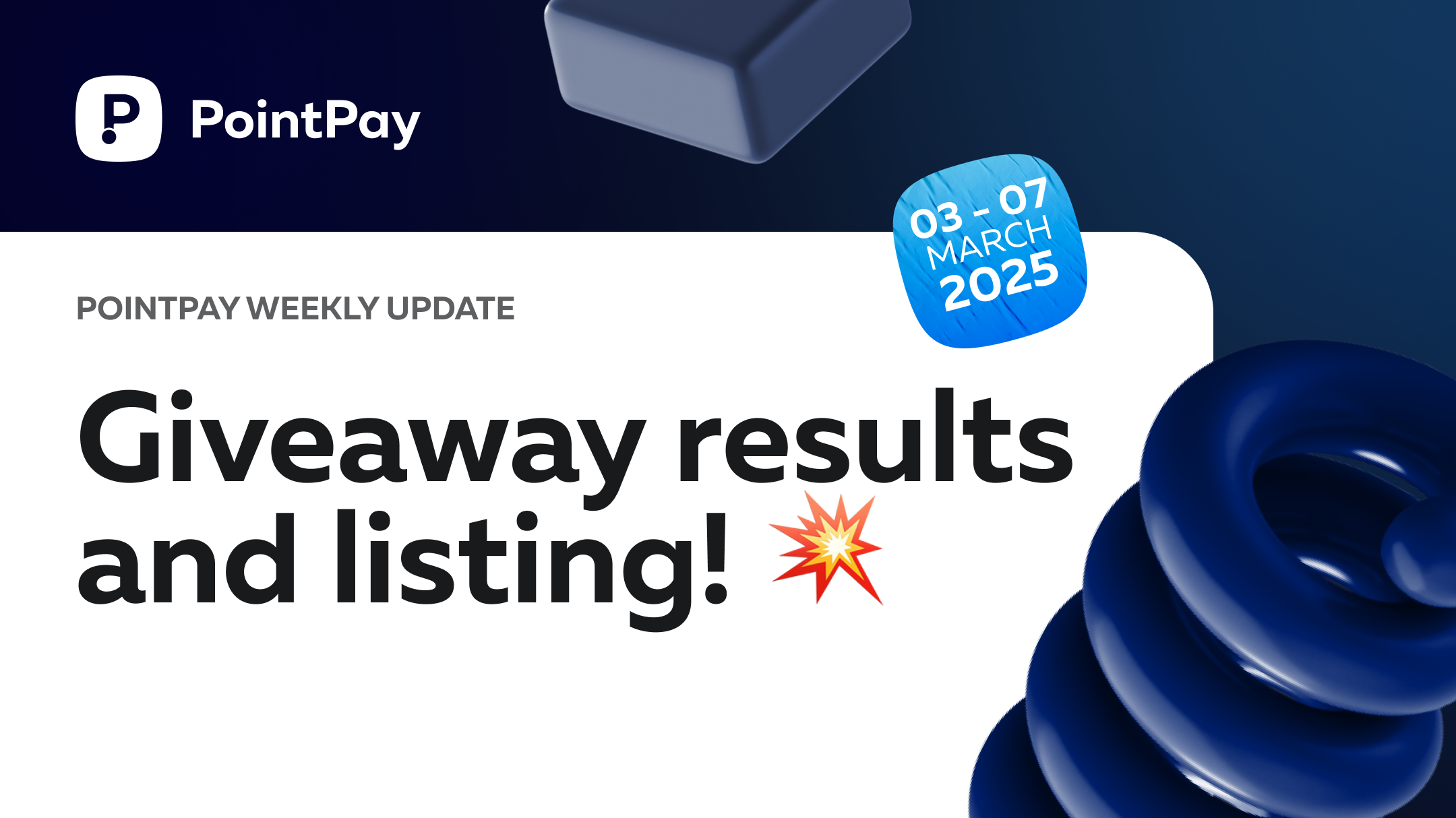 PointPay Weekly Update (3 - 7 March)