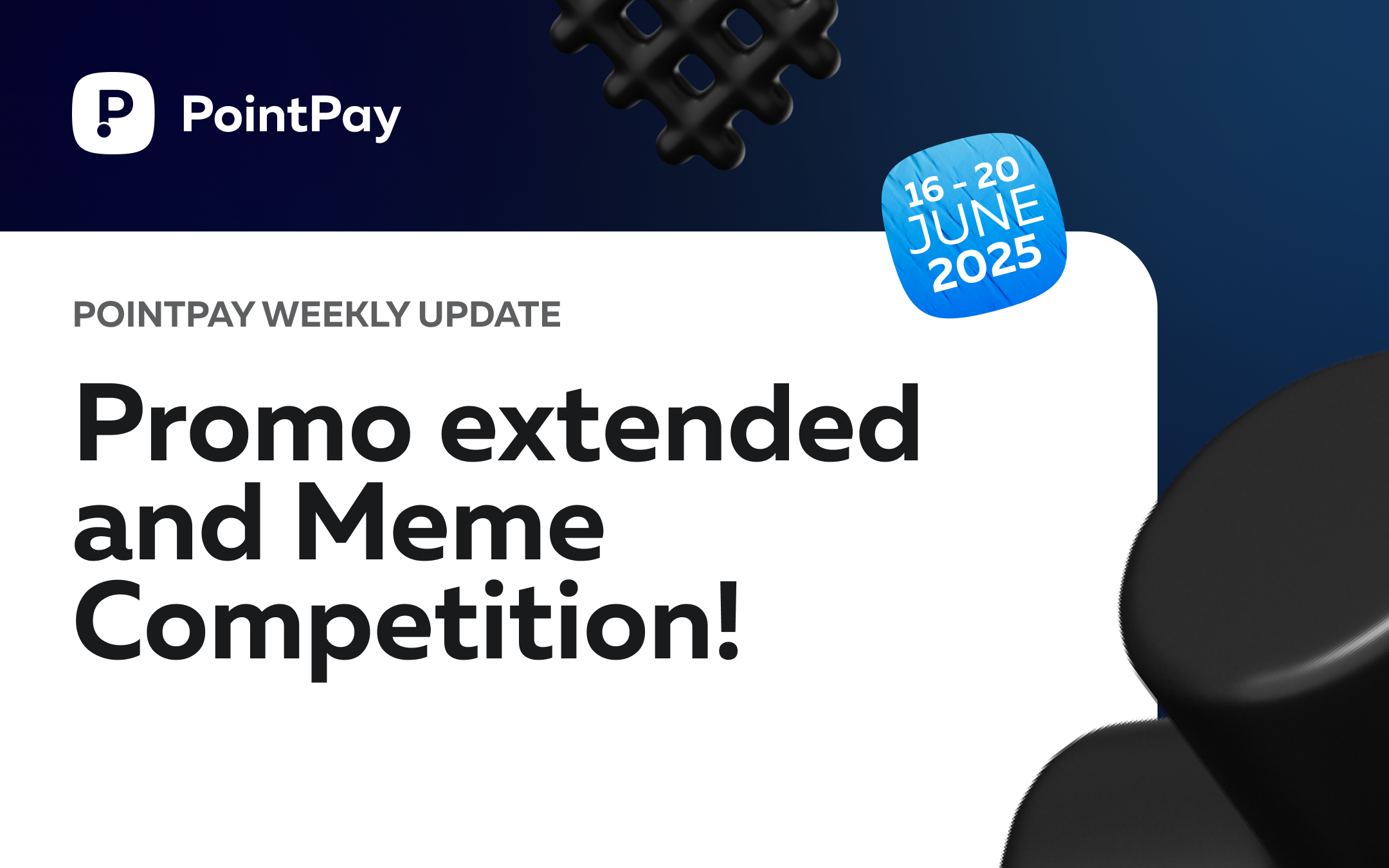 PointPay Weekly Update (16 - 20 June)