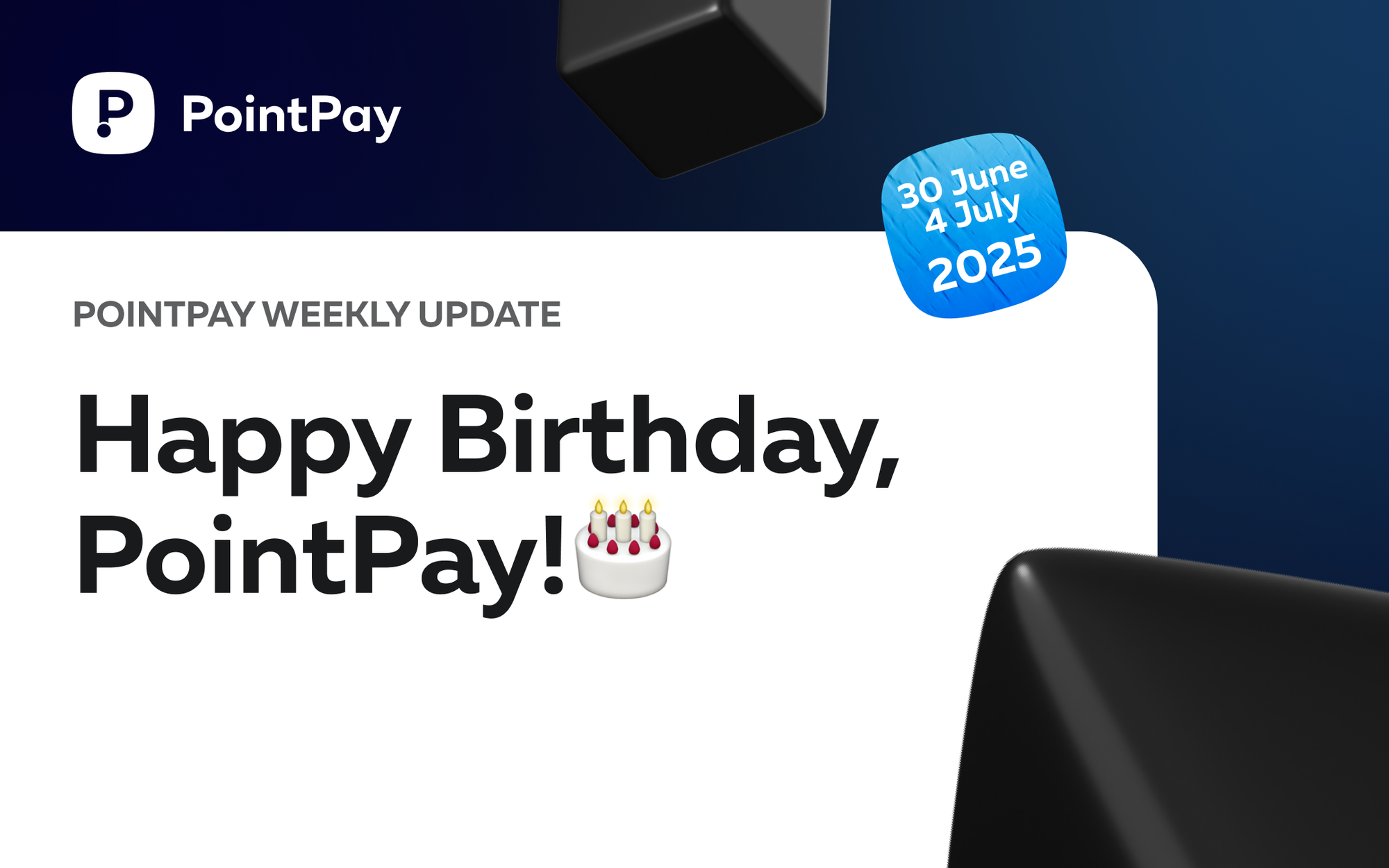 PointPay Weekly Update (30 June - 4 July)