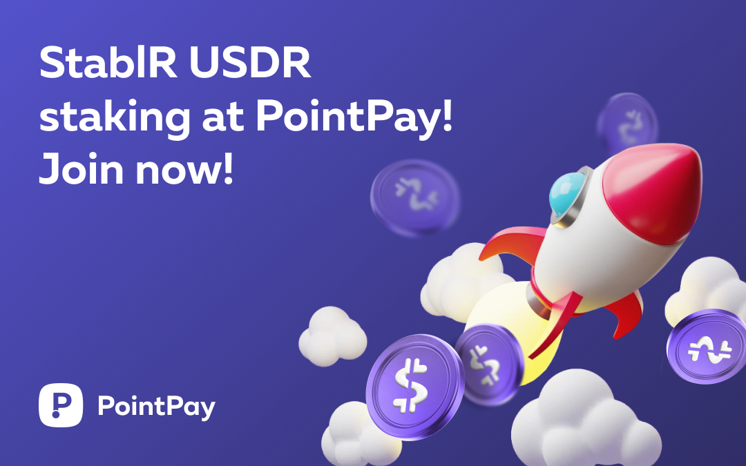 StablR USDR staking is live on PointPay - 3% APR!