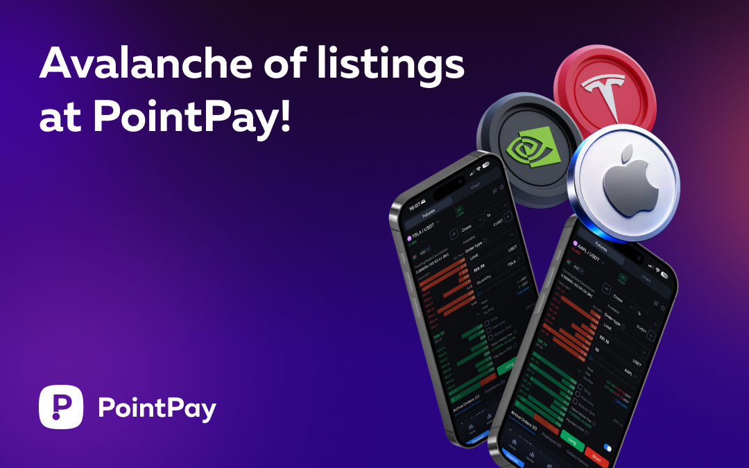 55+ new assets are now live on PointPay futures!