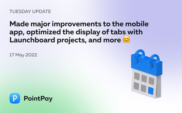 Tuesday update from PointPay