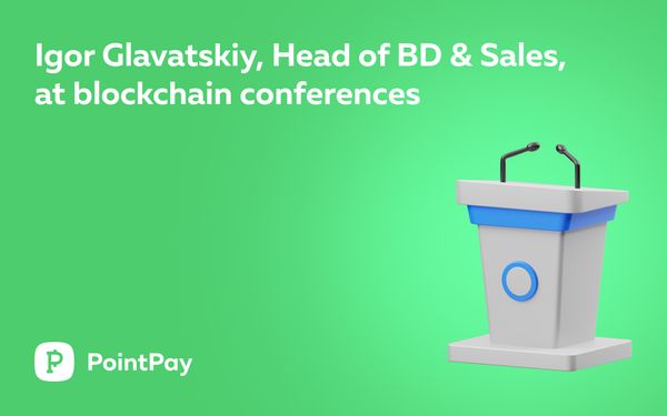 Head of Business Development & Sales - Igor Glavatskiy from the heart of Dubai crypto-related events