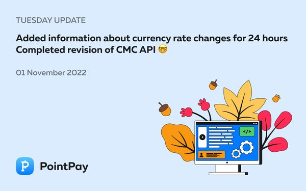 PointPay Tuesday Update