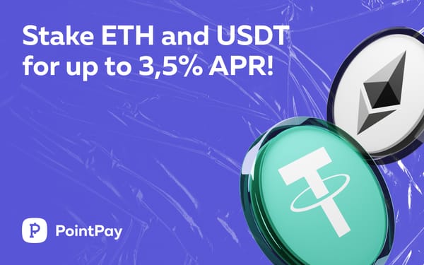 Ethereum and USDT staking opportunities at PointPay!