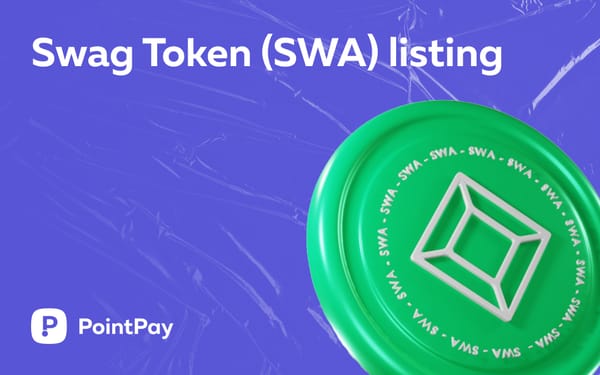 Swag Token (SWA) Now Listed on PointPay: Explore New Opportunities