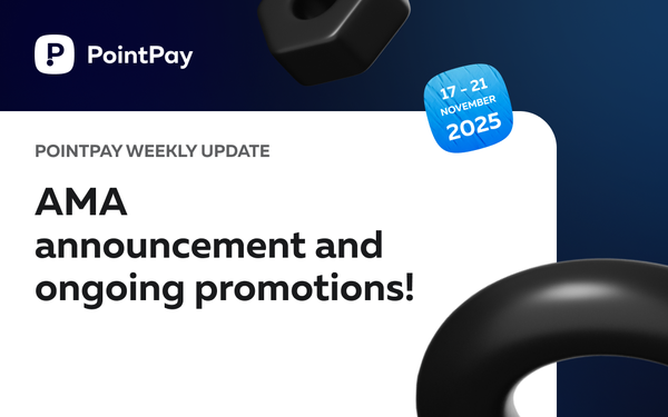 PointPay Weekly Update (17 - 21 November)