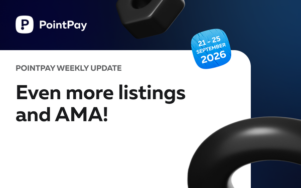 PointPay Weekly Update (21 - 25 September)
